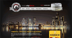 Desktop Screenshot of motorcityfence.com